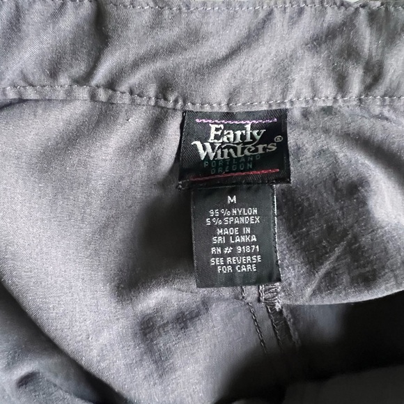 Early Winters Womens Lg Hiking Pants Convertible Capris - Picture 3 of 7